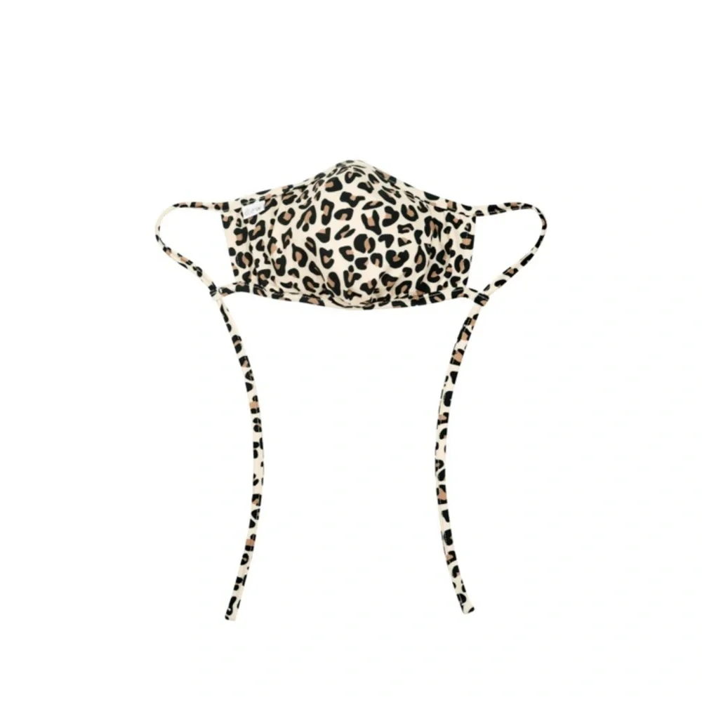 Dew Edit Kitty Kitty Leopard Face Mask Adult Small